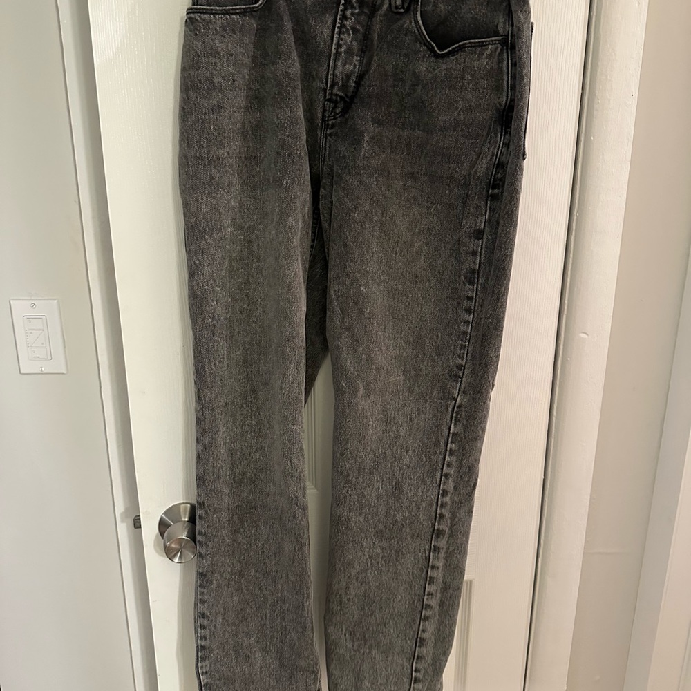Good American Charcoal Denim Jeans